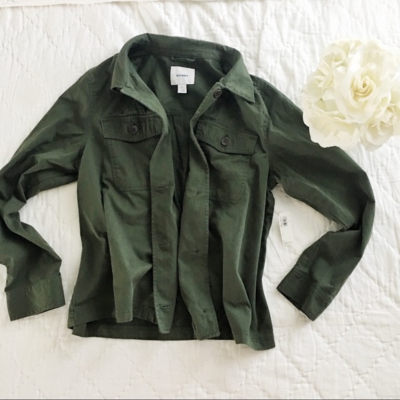 NWT: Olive Green Utility Jacket - Picture 2 of 8